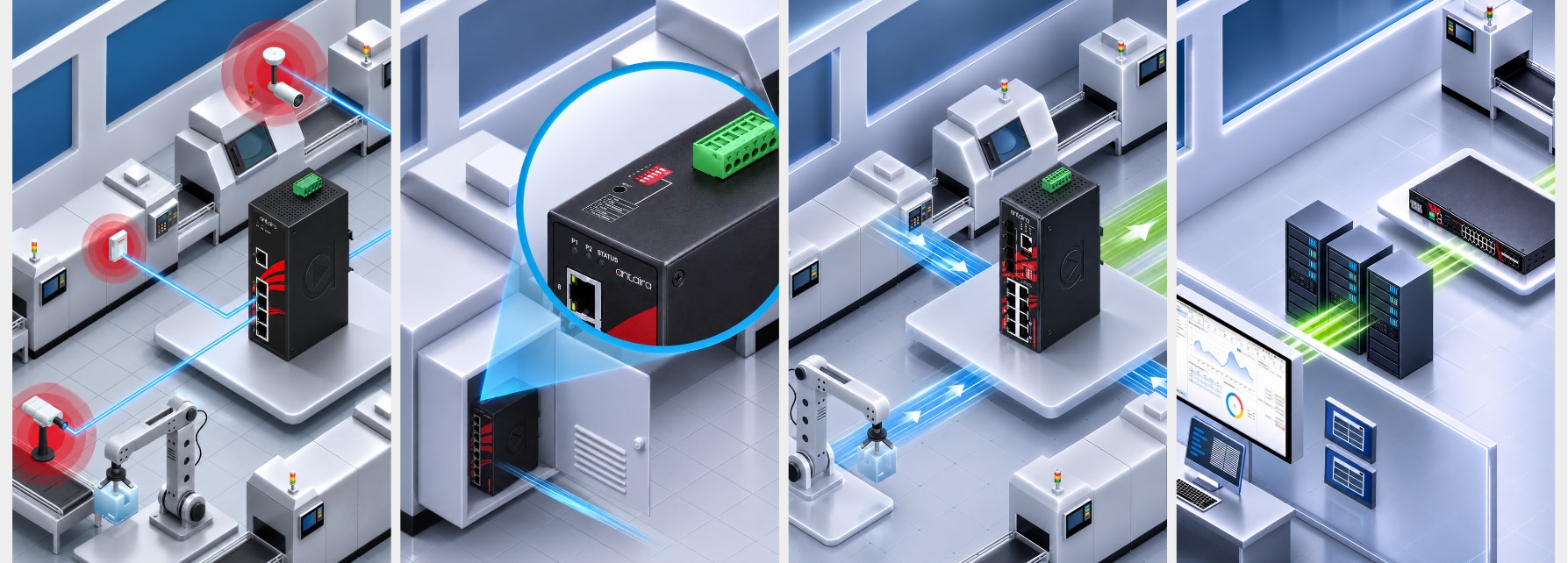 Antaira Core Intelligence to Edge IoT